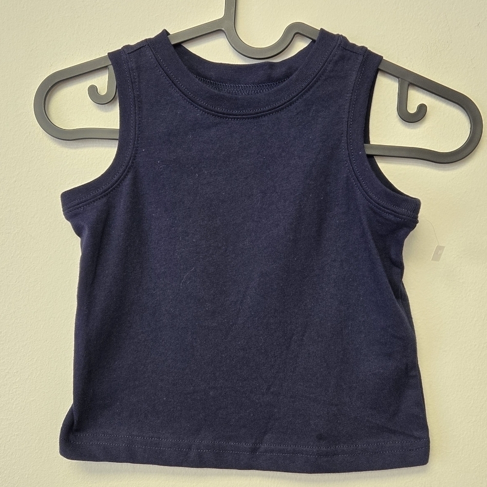 Wonderkids Tank Top Navy Blue 18M